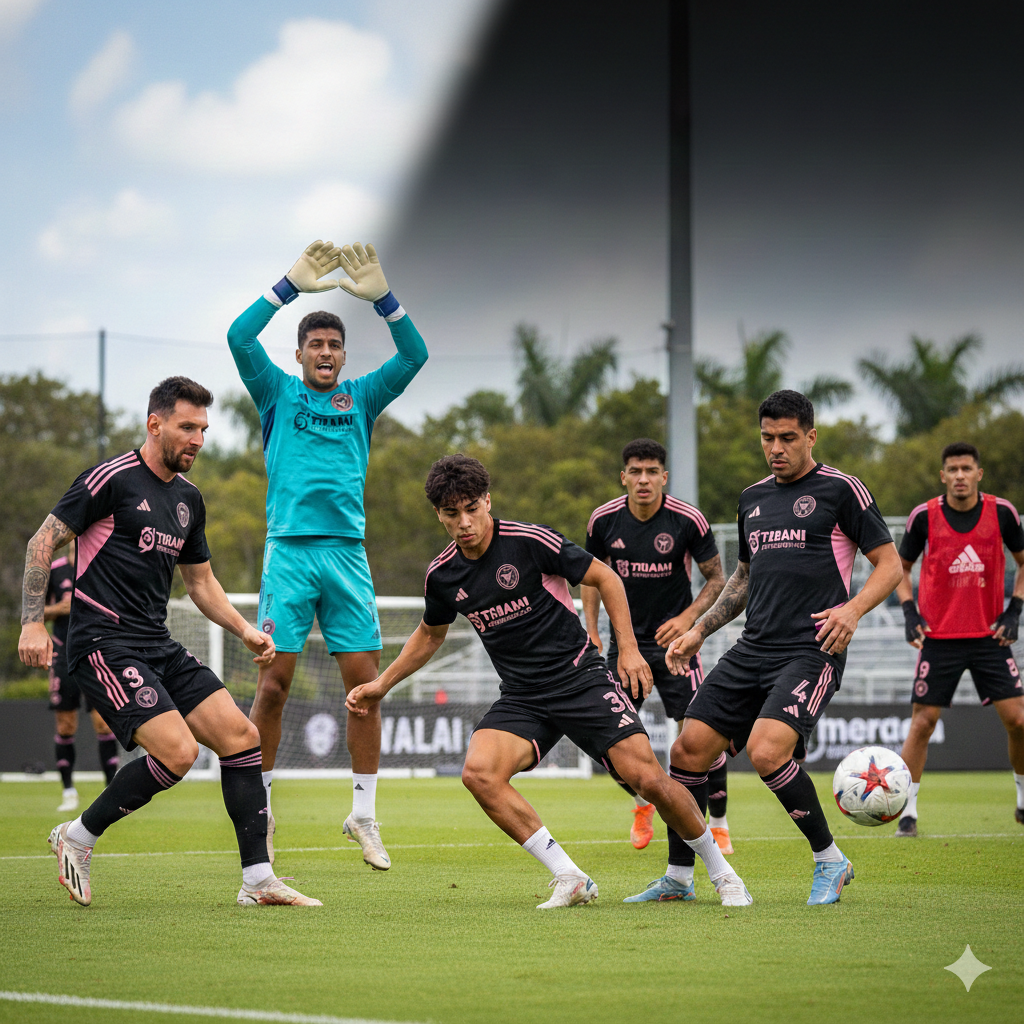 Inter Miami training session